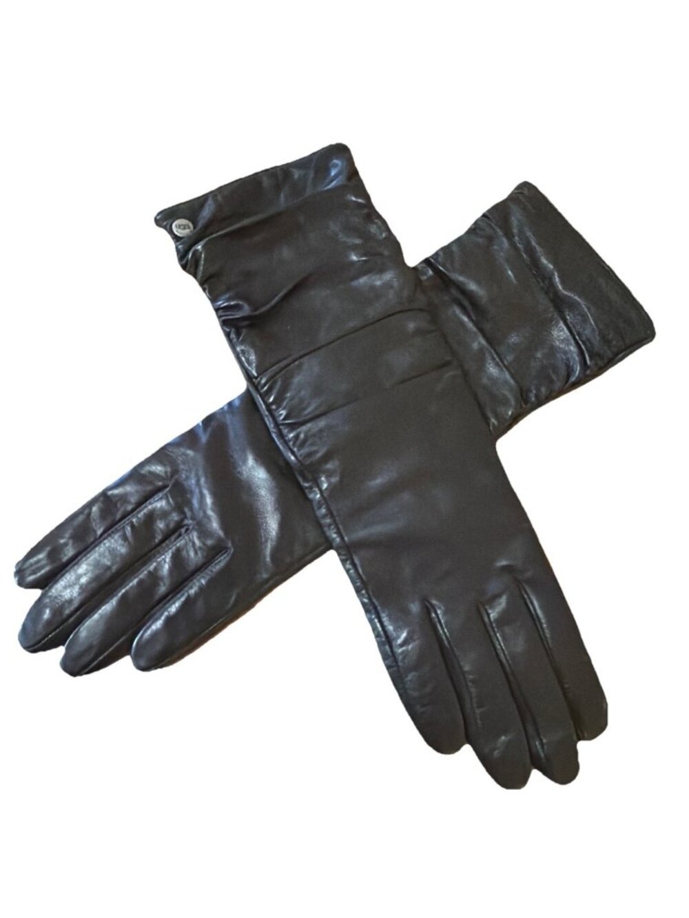 UGG Long Soft Buttery Leather Gloves  CONDUCTIVE LINED Women’s M NWOT